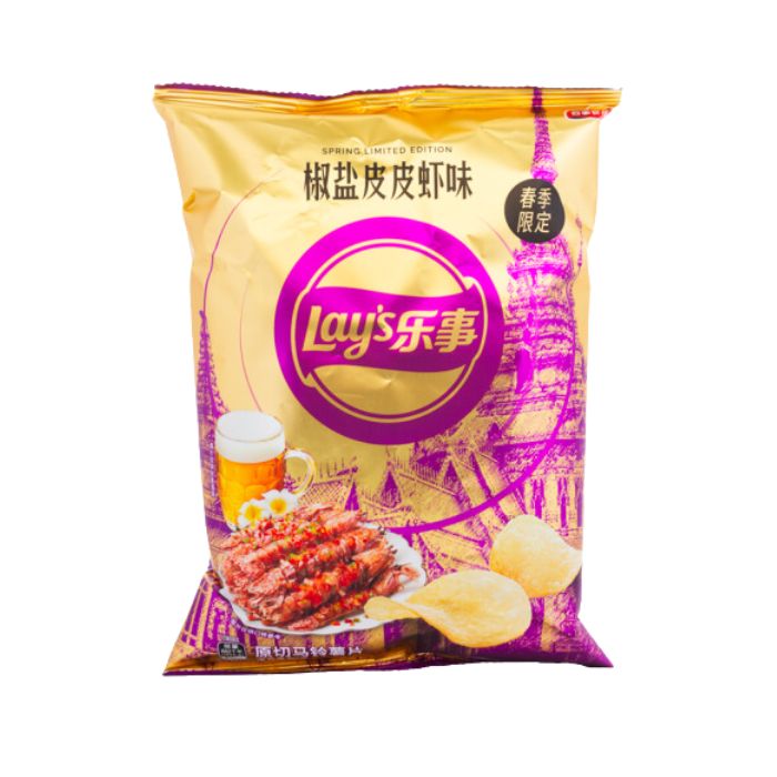 Lays Salt And Pepper Pipi Shrimp Flavor Exotic Snacks Я Us