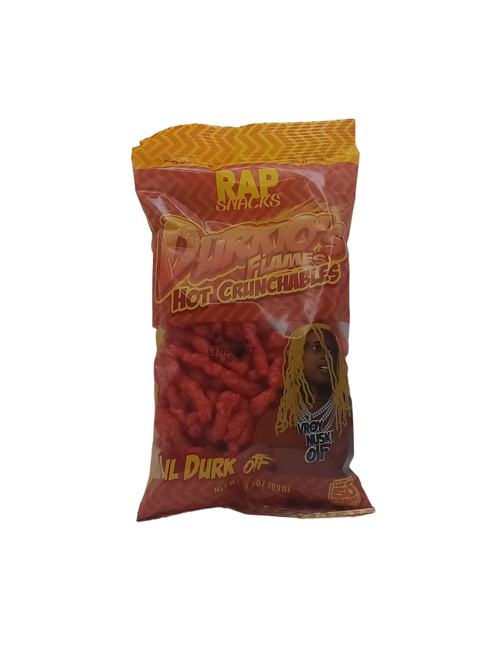 Rap Snacks Flames Hot Crunchables [Durikos] – Exotic Snacks Я US